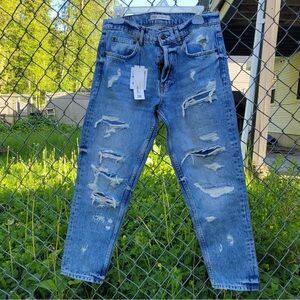 BNWT Zara Distressed Jeans